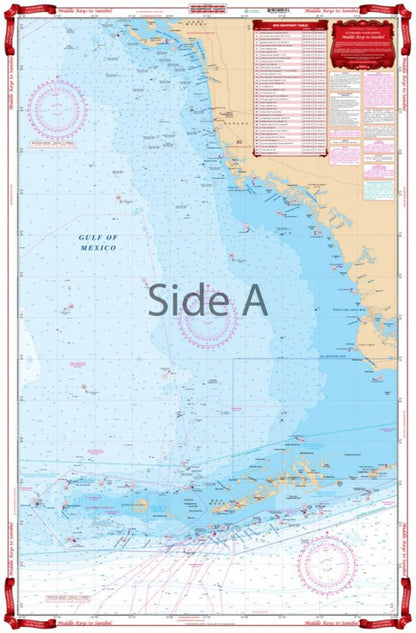 Waterproof Middle Keys to Sanibel Maxi Navigation Chart 3