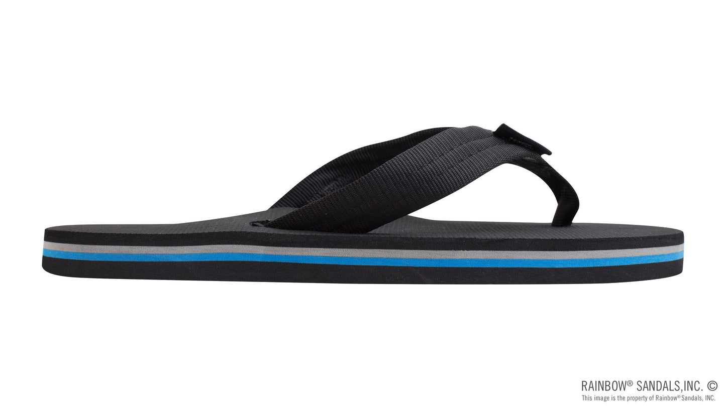 Rainbow Sandals Men's Rainbow Classic Black Strap 301ARP