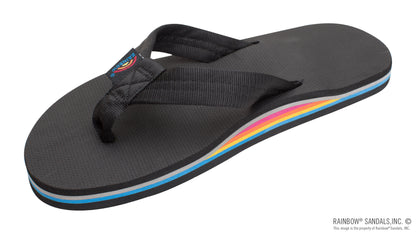 Rainbow Sandals Men's Rainbow Classic Black Strap 301ARP