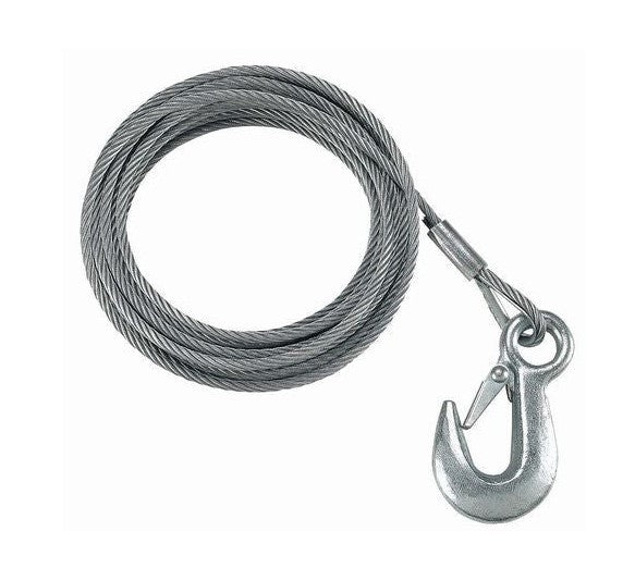 Invincible Marine 3/16" - 25' Boat Winch Trailer Cable.