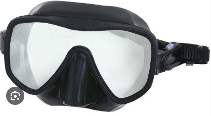 Calcutta Silicone Snorkeling Mask, Med/Lg Single Lens.