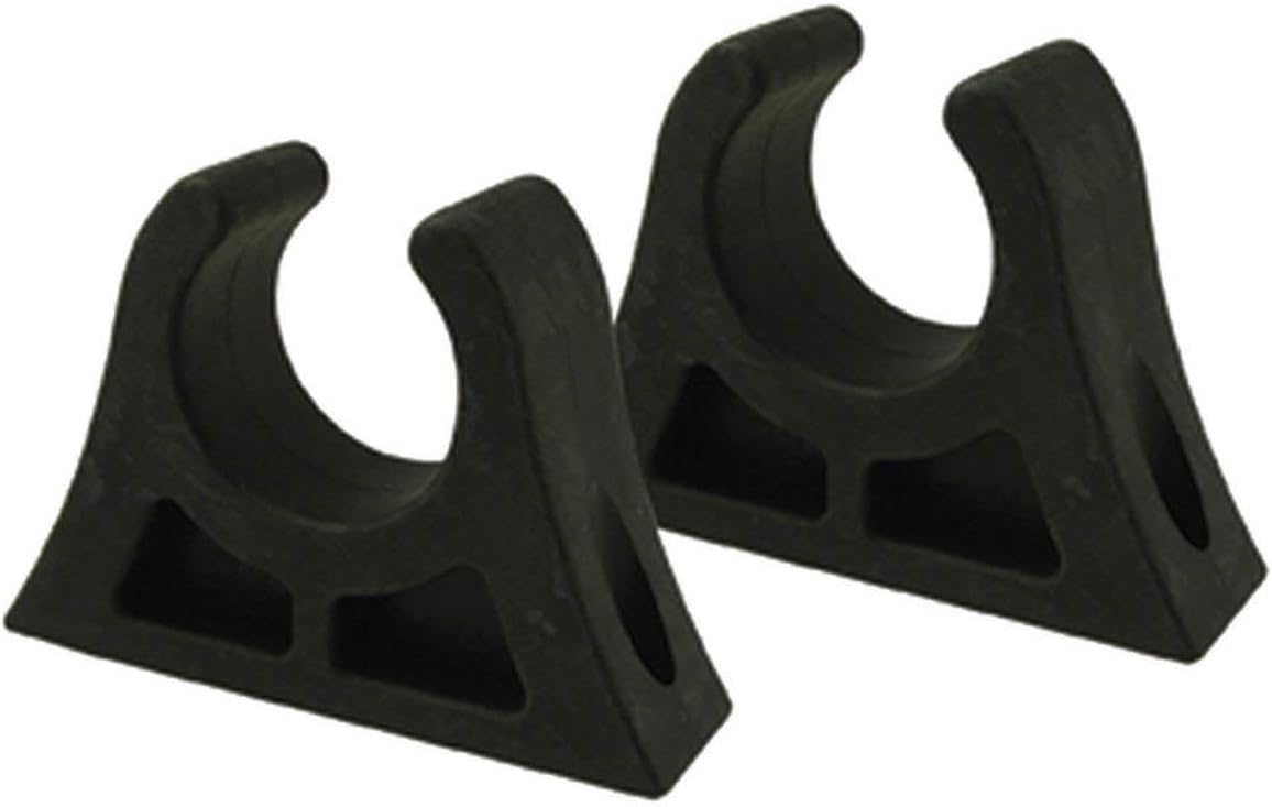 Calcutta 5/32" or 1/8" Kayak Paddle Clips - Black w/ Hardware. (BR56509)