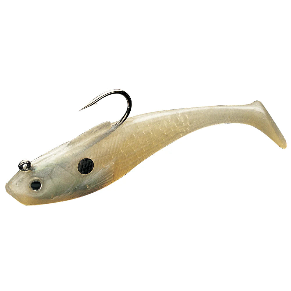 Tsunami Holographic Swim Shad 2"/5cm 1/8oz 3Pack SALTX Hook Heavy Duty Resealable Storage Clam