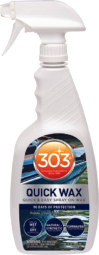 303® Quick Wax w/Carnauba, 32 Ounce.