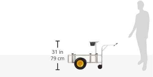 Fish N Mate Angler's 341 Jr Cart with Pier Tires and Front Wheel