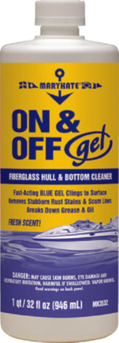 MaryKate MK3532 On & Off Gel Hull & Bottom Cleaner, 32 Ounce.