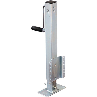 Rhino Strong Square Tube Drop Foot Boat Jack 2,500lb Capacity Zinc Plated.