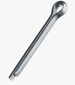 Cotter Pin 1/8" x 3-1/2" 316 Stainless Steel Plain. #3359