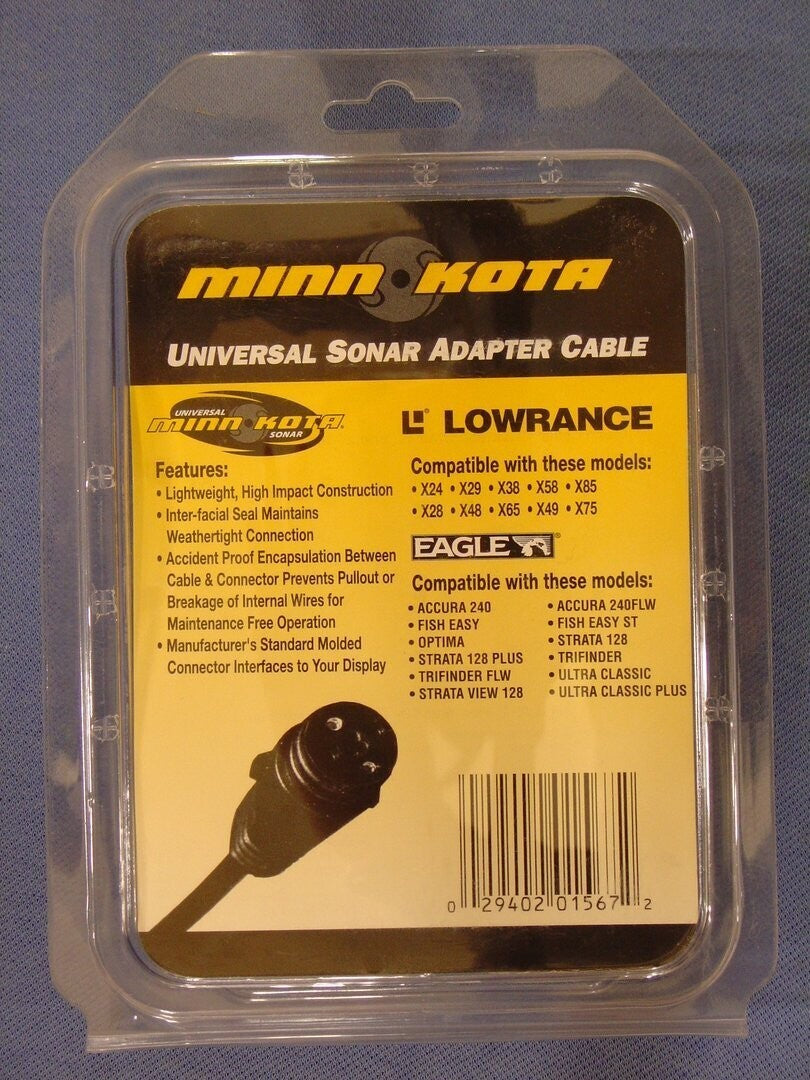 Minn Kota Universal Sonar Adapter Cable. Minn Kota Model Number MKR-US-6