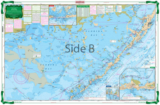 Florida Bay Large Print Navigation Chart 33E Map