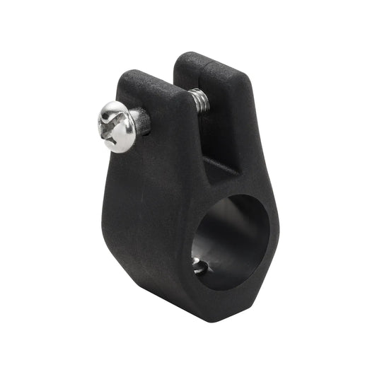 White Cap 3/4 inch Black Jaw Slide Black Each