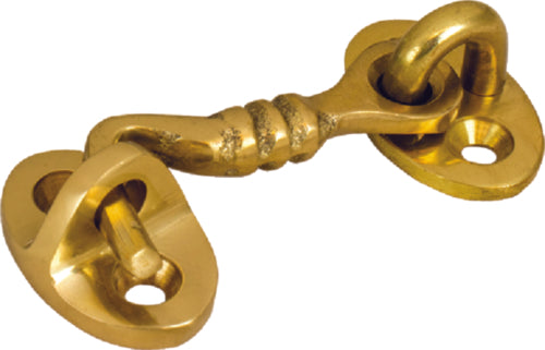 Sea-Dog 2220661 Decorative Door Hook, Brass, 3-1/2".