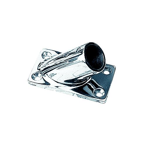 Sea-Dog 2814501 45° Rectangular Base, 7/8" Stainless Steel.