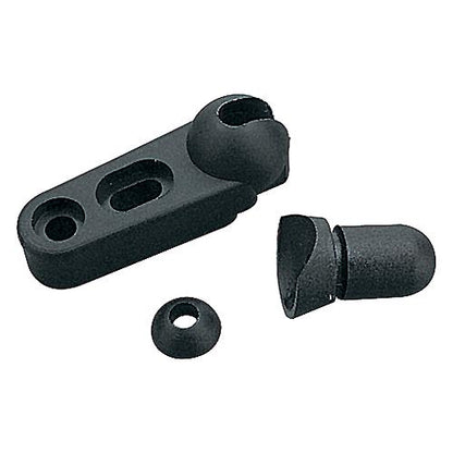 Sea-Dog Windshield Brace Foot, Black, Pair.