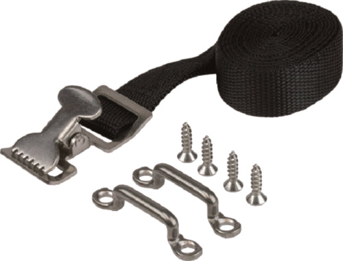 Sea Dog Gas Tank 1" x 6' Strap, 304 Stainless Steel Hardware.