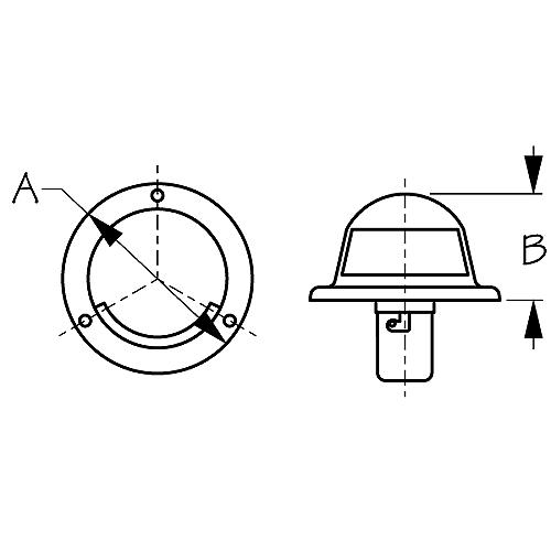 Seadog Horizontal Mount Side Navigation Lights, 1 Pair.