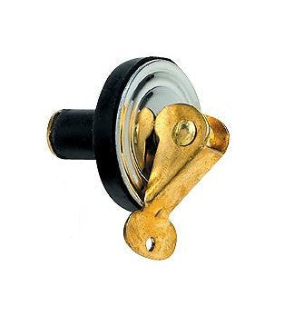 SeaChoice 1/2" Deck and Baitwell Plug, Brass.