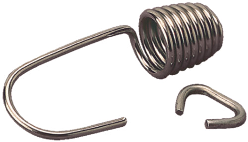 Sea-Dog 1/4" Stainless Shock Cord Clip w/Crimp, Pair.