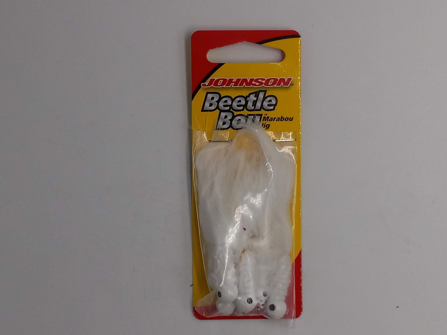 Johnson 1/8 White Beetle Bou Jig