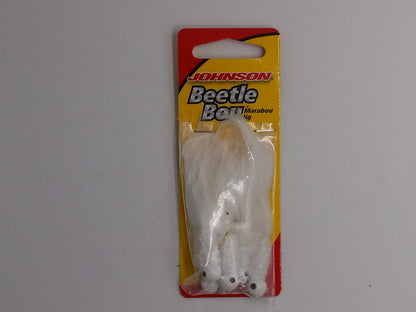 Johnson 1/8 White Beetle Bou Jig