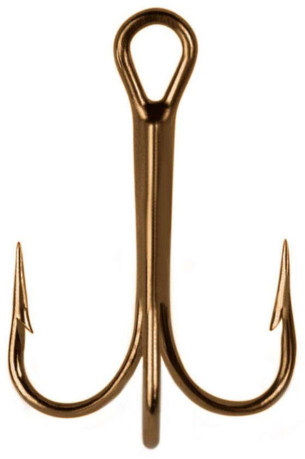 Mustad 3551 14/0 Bronze Gator Treble Hook Each Bridge Gaff