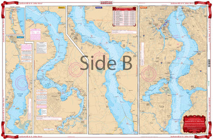 Waterproof Jacksonville and St. Johns River Navigation Chart 37