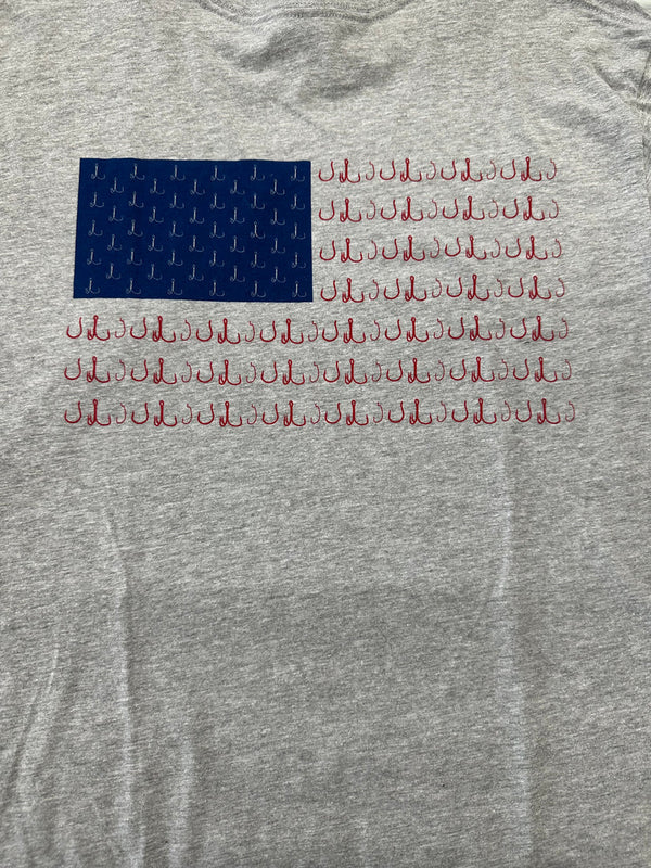 Gamakatsu TShirt Flag Fish Hooks Tuppens