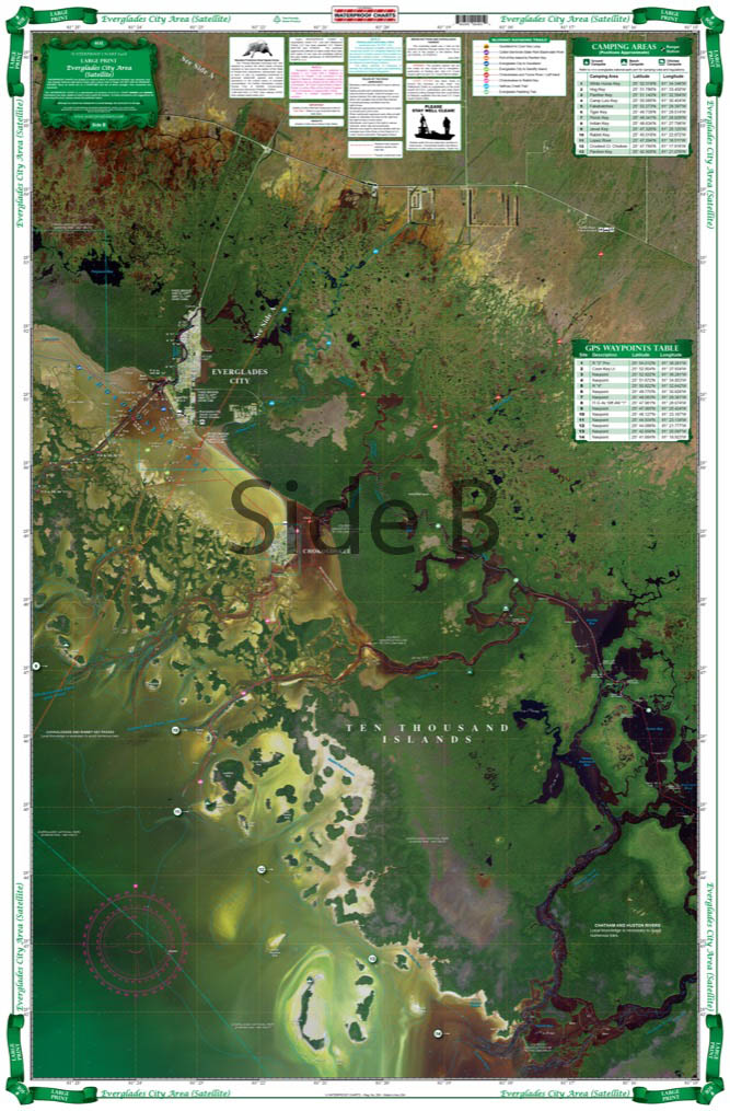 Everglades City Area Large Print Navigation Chart 40E