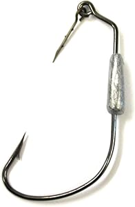 Eagle Claw Lazer Sharp L11114G 60 Deg. Barbed Spear Swimbait Hooks - 4/0