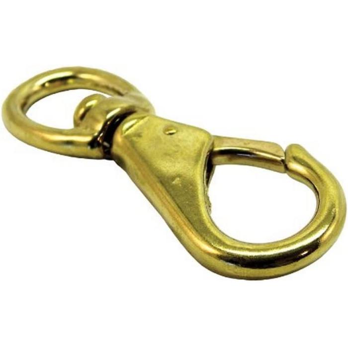 Shoreline Marine Eye Snap Swivel - 3 3/4" Brass