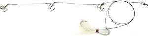 Sea Striker RFR4-1 Ribbon Fish Rig 3Ea 4X Trebles 1oz Bucktail #5 Solid Wire