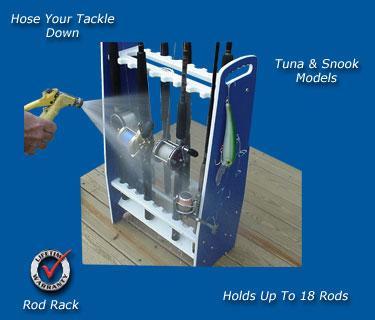 Deep Blue FS-18-OF Offshore Tuna & Tarpon Engraved Rod Rack