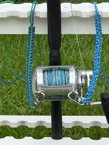 Tico Tackle Custom 6' Rod Leashes Tuppen's Blue