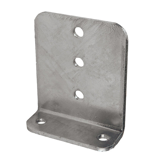 6" Galvanized Steel Bunk Bracket - 5" x 6" - 3-Hole.