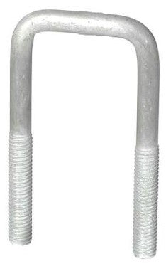 Waterland Trailer U-Bolt Square Galvanized - 1/2" Inch. 2 5/8''W X 3''L