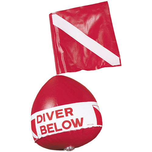 Marine Sports Inflatable Heavy Duty PVC Dive Flag Float.