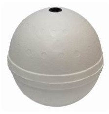 7-1/2" Styrofoam "FLOAT BALL" Buoy.