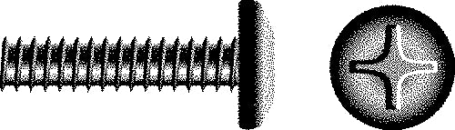 SeaChoice Phillips Machine Screw - Pan Head. 10-24 x 1-1/4" 18-8 Stainless Steel