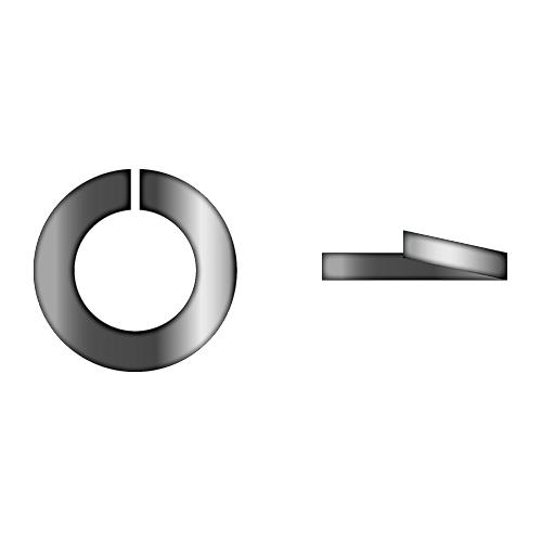 SeaChoice 01006 Lock Washer, #8 316 Stainless Steel.