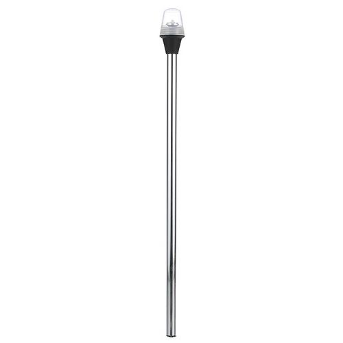 SeaChoice LED All-Round Light for Boating, Stow-A-Way Aluminum Light, 24-1/8".