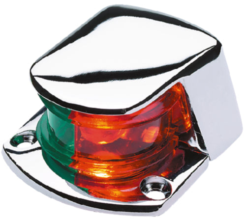SeaChoice Zamak Bi-Color Navigation Bow Light - Red/Green 2-3/4" x 1-3/8" Inch.