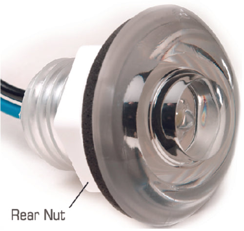 SeaChoice LED Baitwell Courtesy Light, Waterproof, Bright 3-Element LED Bulb - WHITE.