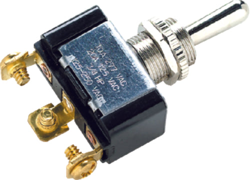 SeaChoice 3 Position Toggle Switch With 3 Screw Terminals On/Off/On