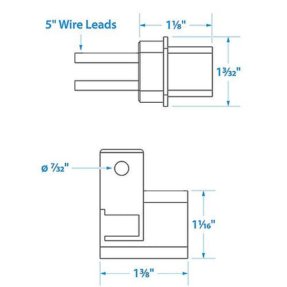 SeaChoice ATO/ATC Fuse Holder 12 GA, up to 30A. (Fuse Not Included)