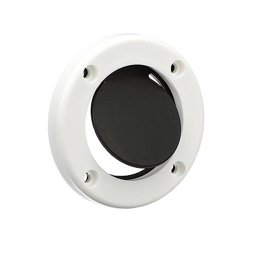 SeaChoice Boat Self-Bailing Cockpit Mounted, 2-7/8 In. Scupper Valve Kit - White.