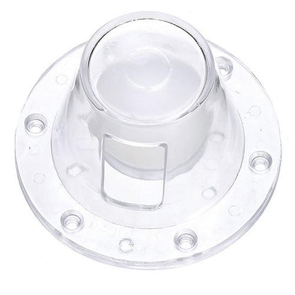 SeaChoice Self-Bailing Scupper, Large, Clear, Fits 1.5" - 3" Inch Openings.