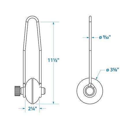 SeaChoice 18303 ProFlo Universal Dual Feed High Flow Motor Flusher.
