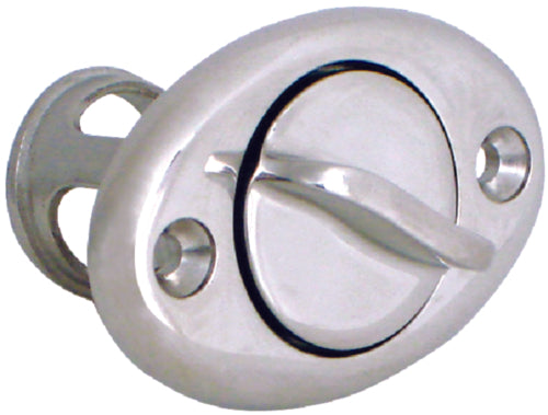 SeaChoice Stainless Steel Garboard Oval Drain and Plug - 7/8" Inch.