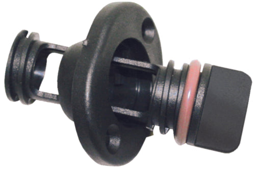 SeaChoice Drain Plug Screw Type Nylon - Black 1" Inch.