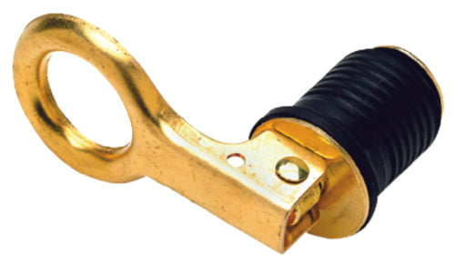 SeaChoice Drain Plug-1" Snap Lock - Brass.